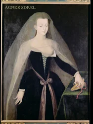 Agnes Sorel (c.1422-50) Favourite of Charles VII (1403-61)